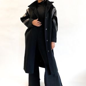 Gorgeous vintage wool/fleece coat